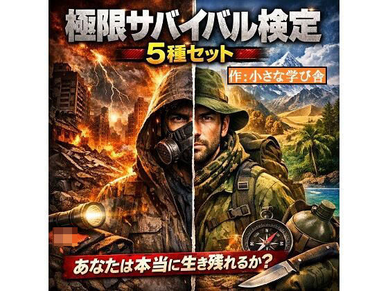 極限サバイバル検定5種セット 〜あなたは本当に生き残れるか？〜/小さな学び舎  エロ画像769432