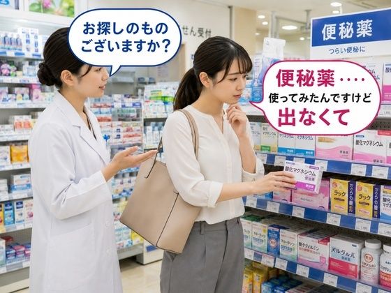 薬局で便秘相談したら浣腸をオススメされてしまう女子 4/BCS  エロ画像783121