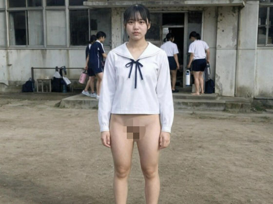 【性奴●の日】先生たちに家畜扱いされる女子校生/ミクの妄想世界  エロ画像798881