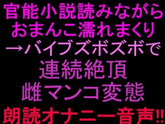 官能小説読みながらおまんこ濡れまくりバイブズボズボで連続絶頂、雌マンコ変態朗読オナニー音声！！/絶頂ひとりオナ子  エロ画像807050